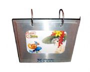 2007年精品三角金屬臺(tái)歷
