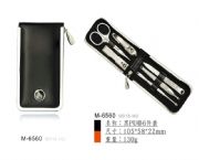黑PU鉻6件套