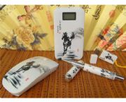 馬到成功6600MA移動(dòng)電源+無線鼠標(biāo)+陶瓷筆+U盤
